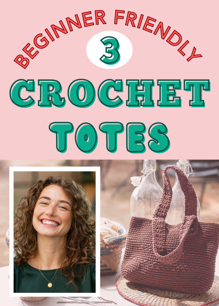 Beginner friendly crochet totes